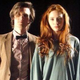 Illustration for article titled Heres the ireal/i first picture of The Eleventh Doctor and Amy Pond